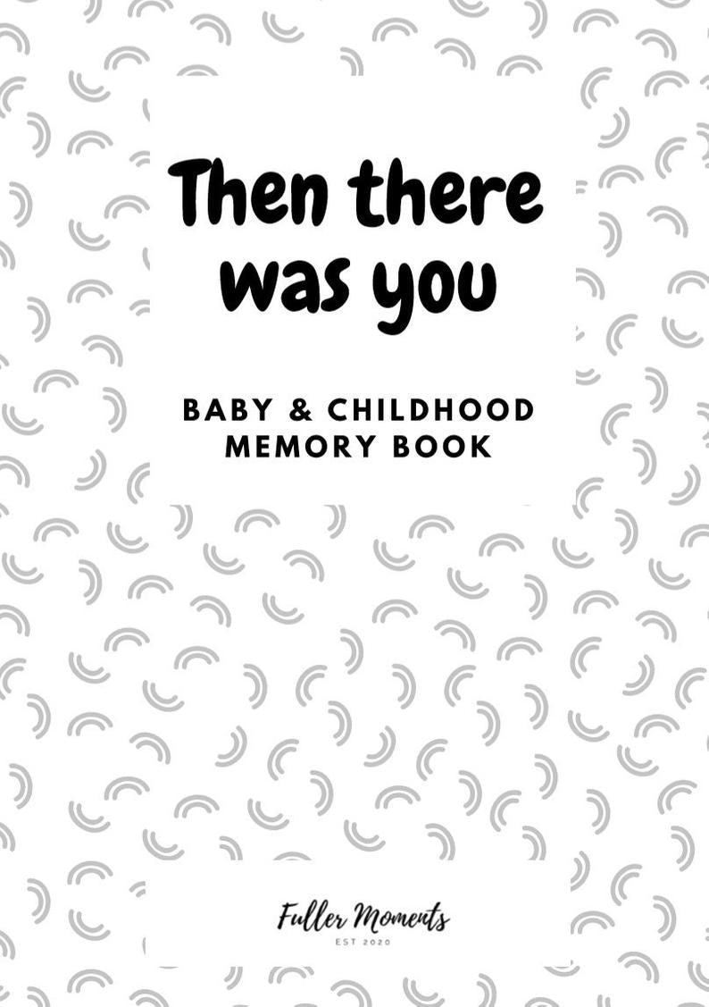 baby and childhood memory book